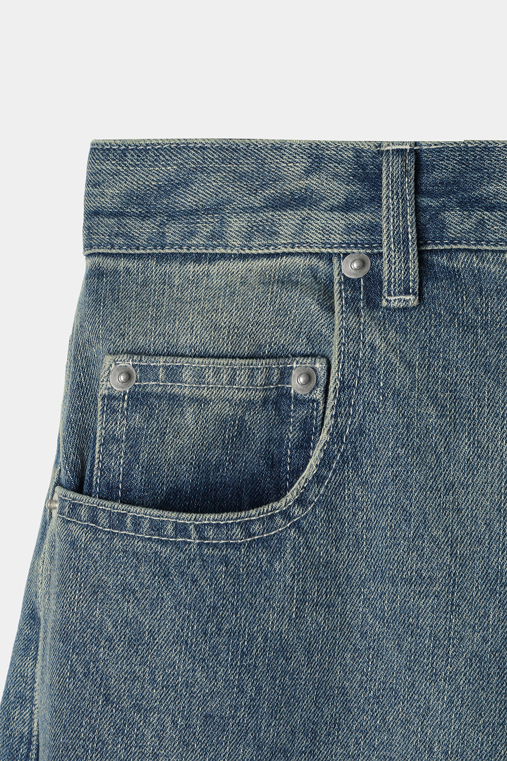 bleach hem denim – louren store