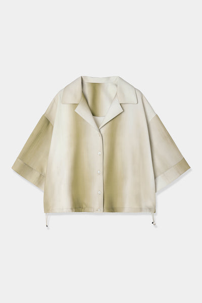 nuance stripe opencollar shirt – louren store