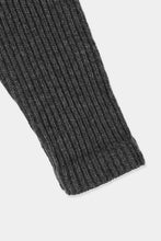 画像をギャラリービューアに読み込む, cropped yoke knit pullover
