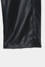 画像をギャラリービューアに読み込む, belted vegan leather pants