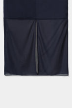 将图像加载到图库查看器中， v-neck sheer hem dress