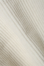 画像をギャラリービューアに読み込む, cropped yoke knit pullover