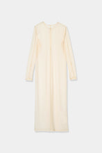 将图像加载到图库查看器中， front slit sheer dress
