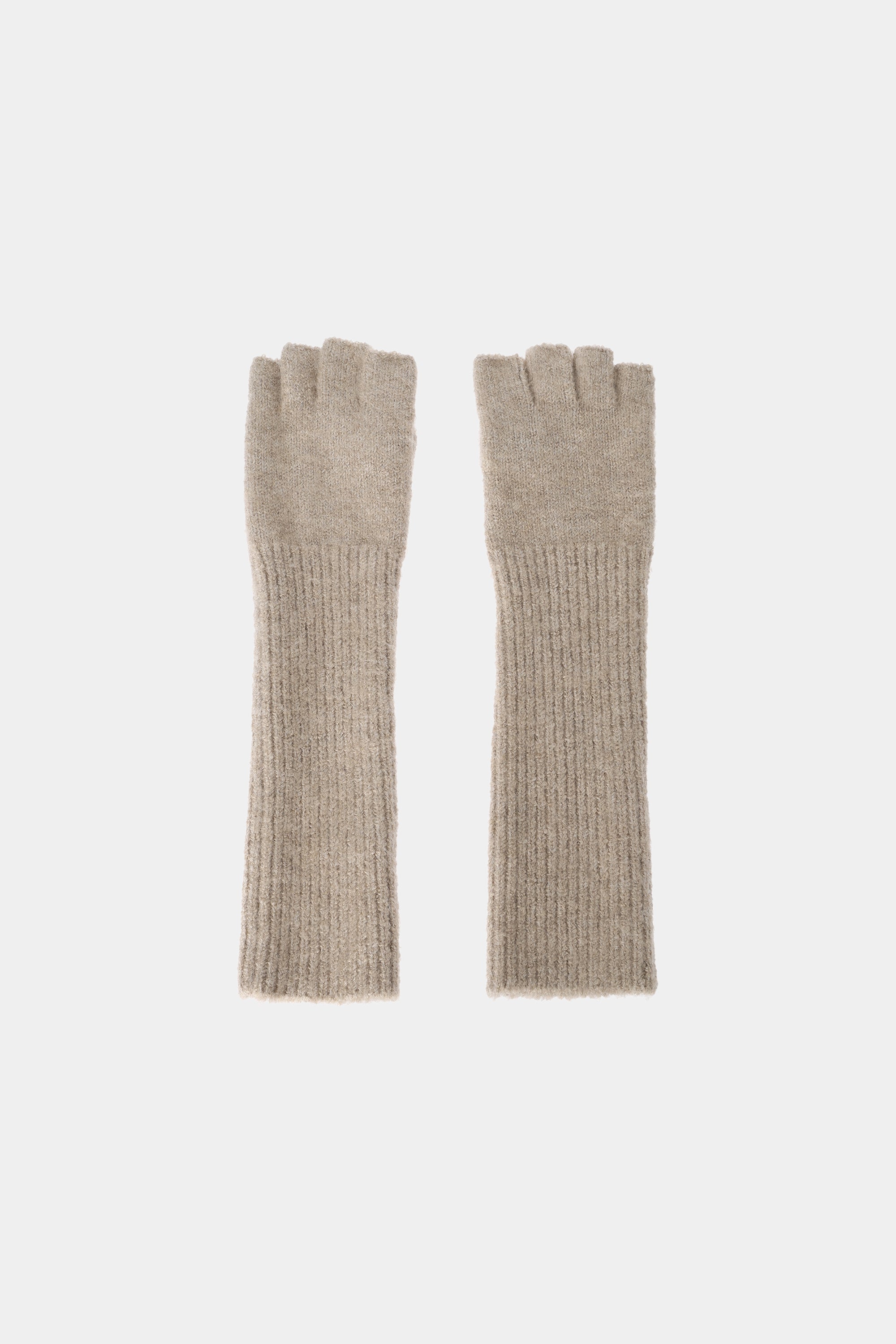 mohair knit glove