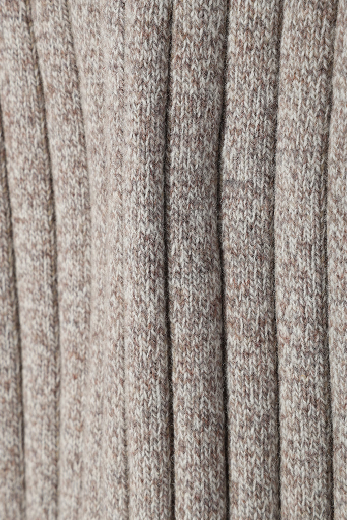 louren plating knit pencil skirt