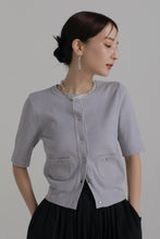 Load image into Gallery viewer, mini pocket knit cardigan