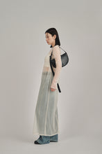 画像をギャラリービューアに読み込む, front slit sheer dress