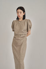 画像をギャラリービューアに読み込む, back open waist drape dress