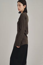 画像をギャラリービューアに読み込む, front button knit cardigan