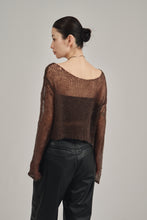 画像をギャラリービューアに読み込む, cropped mohair knit tops