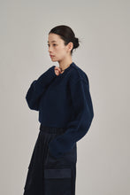 画像をギャラリービューアに読み込む, model：162cm ( navy / FREE )