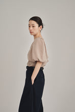 画像をギャラリービューアに読み込む, model：162cm ( beige / FREE )