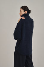 画像をギャラリービューアに読み込む, model：162cm ( navy / FREE )