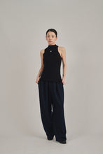 画像をギャラリービューアに読み込む, back cross knit tops