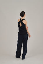 画像をギャラリービューアに読み込む, back cross knit tops
