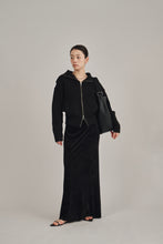 画像をギャラリービューアに読み込む, zip up knit cardigan