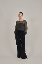 画像をギャラリービューアに読み込む, cropped mohair knit tops