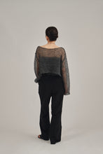 画像をギャラリービューアに読み込む, cropped mohair knit tops