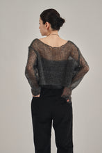 画像をギャラリービューアに読み込む, cropped mohair knit tops