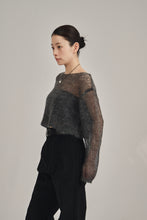画像をギャラリービューアに読み込む, cropped mohair knit tops
