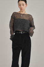 画像をギャラリービューアに読み込む, cropped mohair knit tops