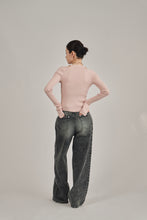 画像をギャラリービューアに読み込む, neck slit short knit cardigan