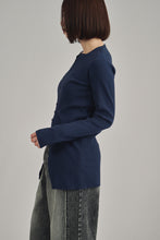 画像をギャラリービューアに読み込む, front button knit cardigan