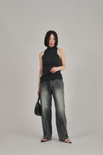 画像をギャラリービューアに読み込む, back cross knit tops