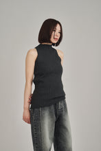 画像をギャラリービューアに読み込む, back cross knit tops