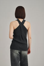 画像をギャラリービューアに読み込む, back cross knit tops