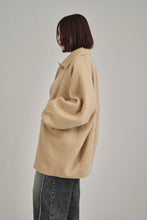 画像をギャラリービューアに読み込む, model：157cm ( beige / FREE )