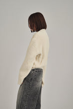画像をギャラリービューアに読み込む, shaggy zip cardigan