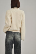 画像をギャラリービューアに読み込む, shaggy zip cardigan