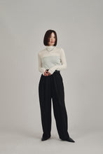 画像をギャラリービューアに読み込む, wool mix cocoon pants