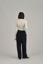 画像をギャラリービューアに読み込む, wool mix cocoon pants