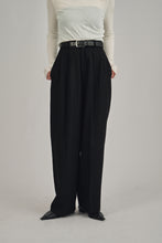 画像をギャラリービューアに読み込む, wool mix cocoon pants