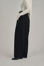 画像をギャラリービューアに読み込む, wool mix cocoon pants