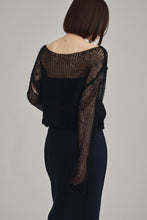 画像をギャラリービューアに読み込む, cropped mohair knit tops