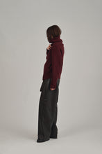 画像をギャラリービューアに読み込む, zip up knit cardigan