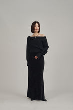 画像をギャラリービューアに読み込む, velour narrow skirt