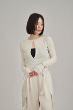 画像をギャラリービューアに読み込む, Vneck knit bodysuit