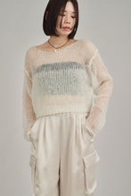 画像をギャラリービューアに読み込む, cropped mohair knit tops