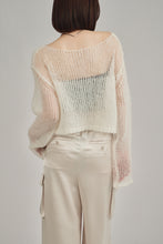 画像をギャラリービューアに読み込む, cropped mohair knit tops