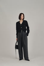 画像をギャラリービューアに読み込む, wool mix cocoon pants