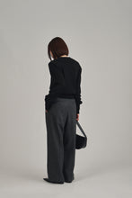画像をギャラリービューアに読み込む, wool mix cocoon pants