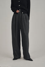 画像をギャラリービューアに読み込む, wool mix cocoon pants