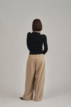 画像をギャラリービューアに読み込む, deep tucked pants