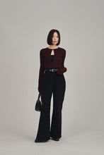 画像をギャラリービューアに読み込む, Vneck knit bodysuit