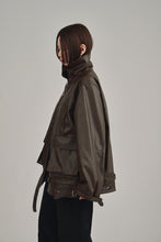 画像をギャラリービューアに読み込む, model：157cm ( brown / FREE )