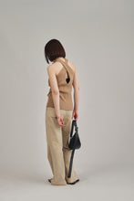 画像をギャラリービューアに読み込む, back cross knit tops